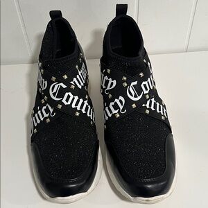 Juicy Couture Black and White Athletic Shoes